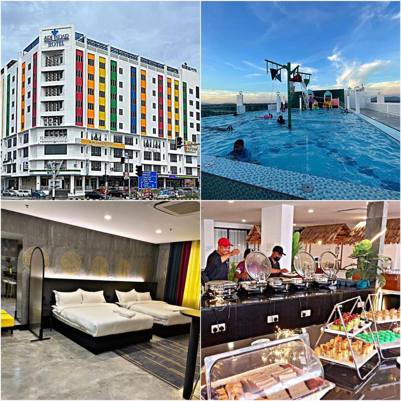 Sri Indar Hotel & Suites Parit Buntar Dış mekan fotoğraf